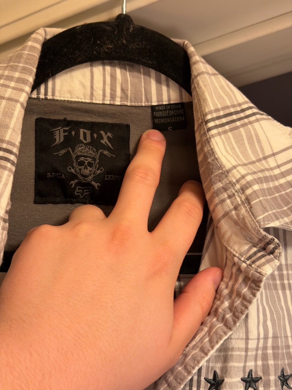 Mens Fox Racing Button Up - Picture 3 of 6